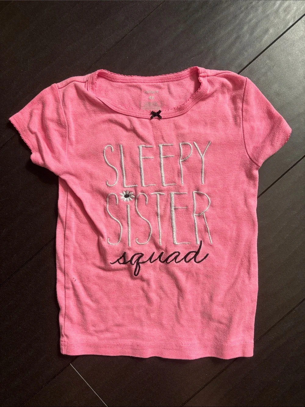 Carter's Pink 'Sleepy Sister Squad' Heart Pajama Set